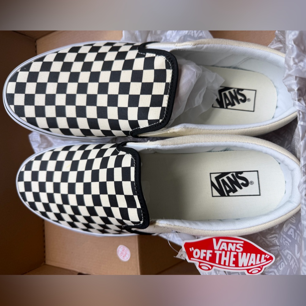 Vans Checkered Slip-Ons MEN’S size 13